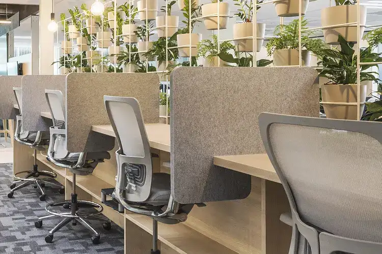 Autex Acoustics Vicinity™ Desk Screens — supplied and installed in Perth by Focus AV