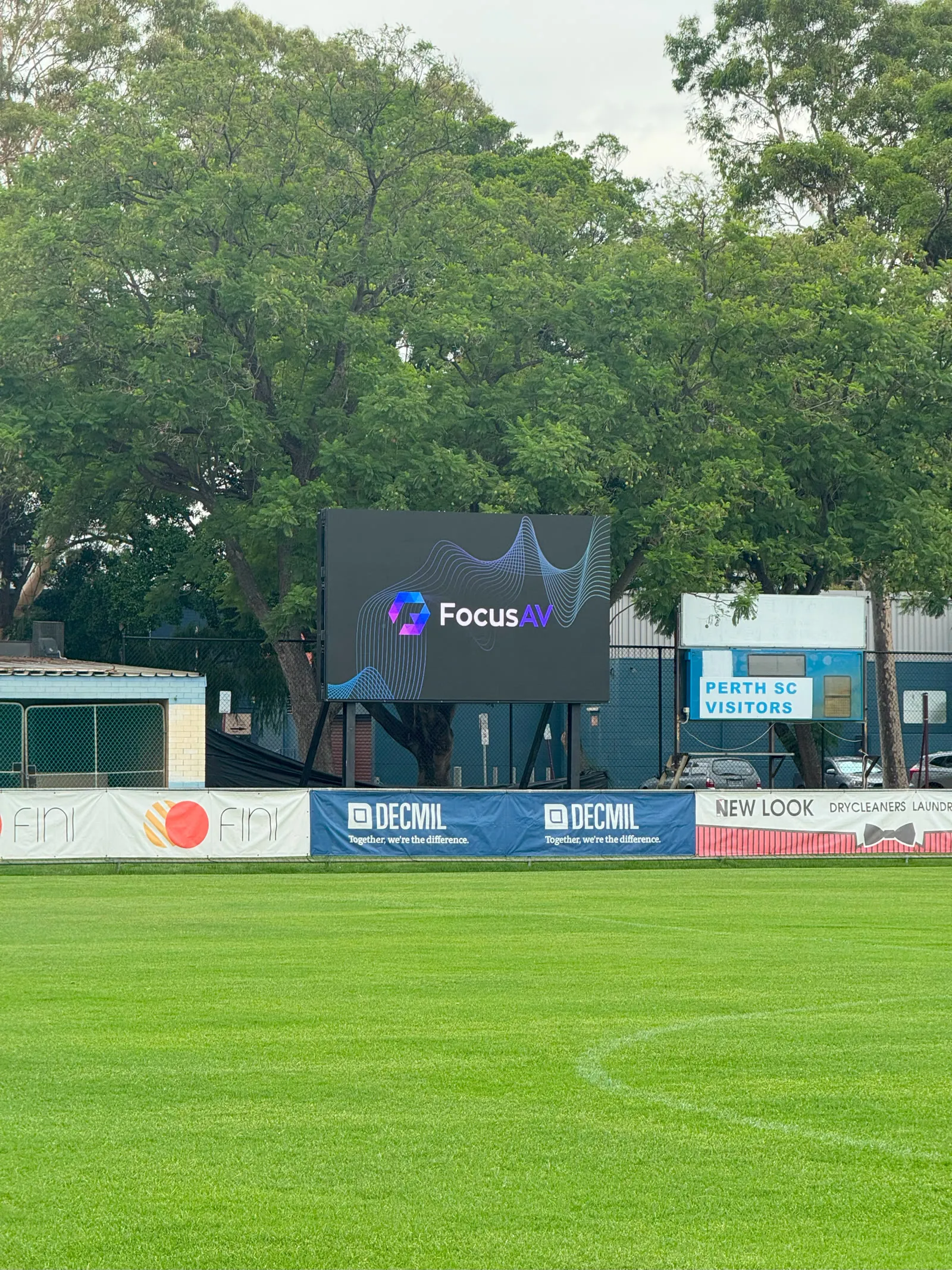 Background — Perth Soccer Club LED Scoreboard Upgrade
