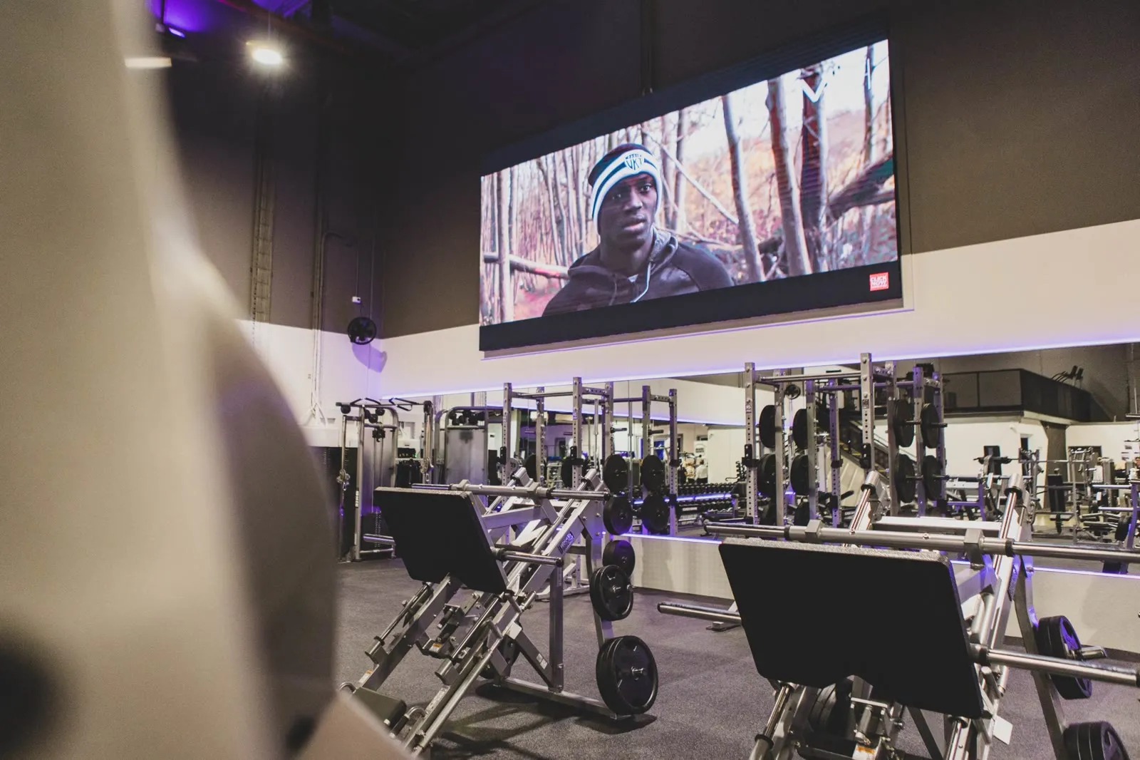 The challenge — LED Screen & AV Integration for Anytime Fitness