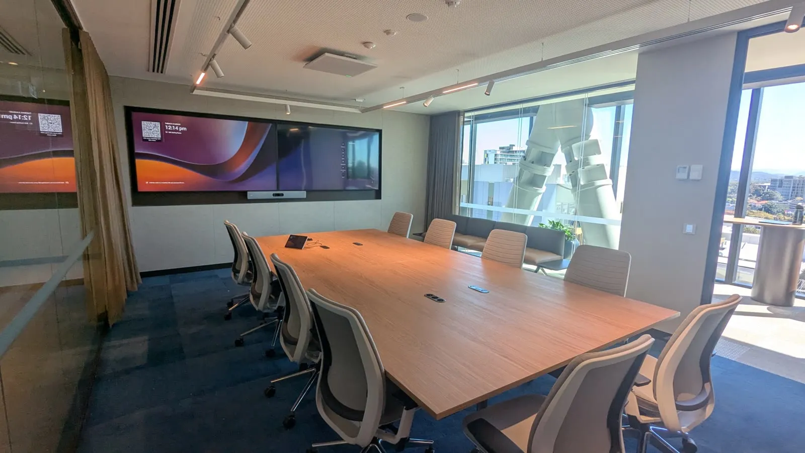 The outcome — Newmont Australia – AV Fitout for Brisbane Office