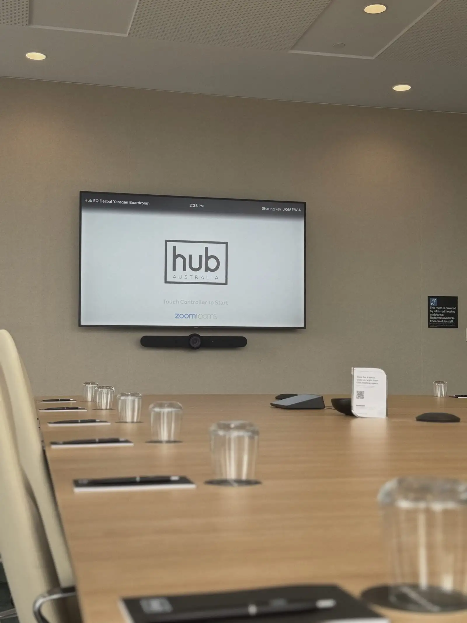 FocusAV x Hub Australia: Perth Boardroom — Focus AV installation