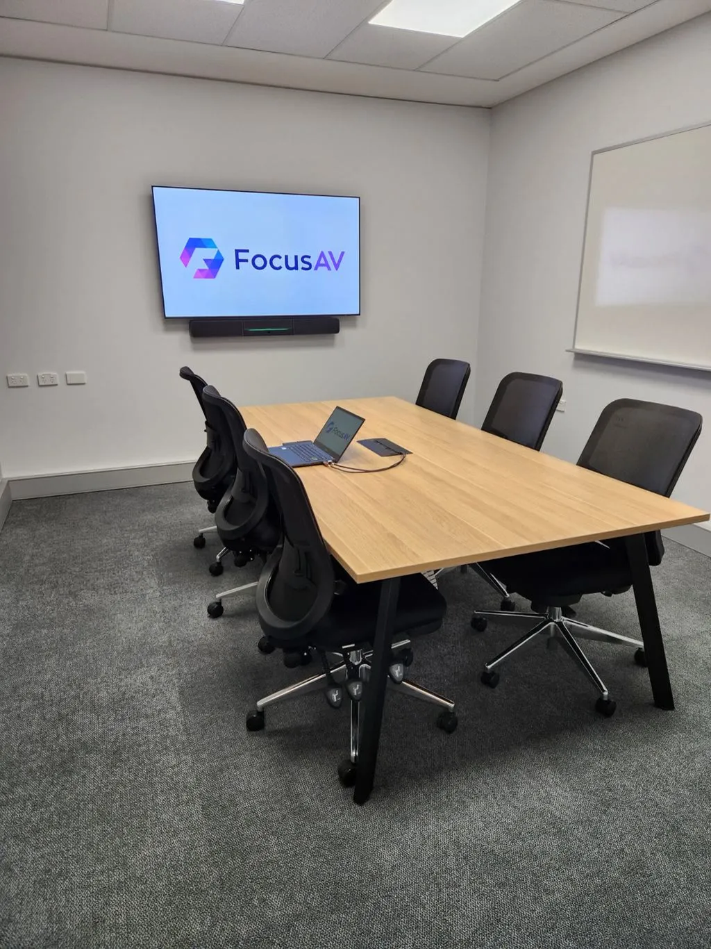 The outcome — Revamped Meeting Room for ECU