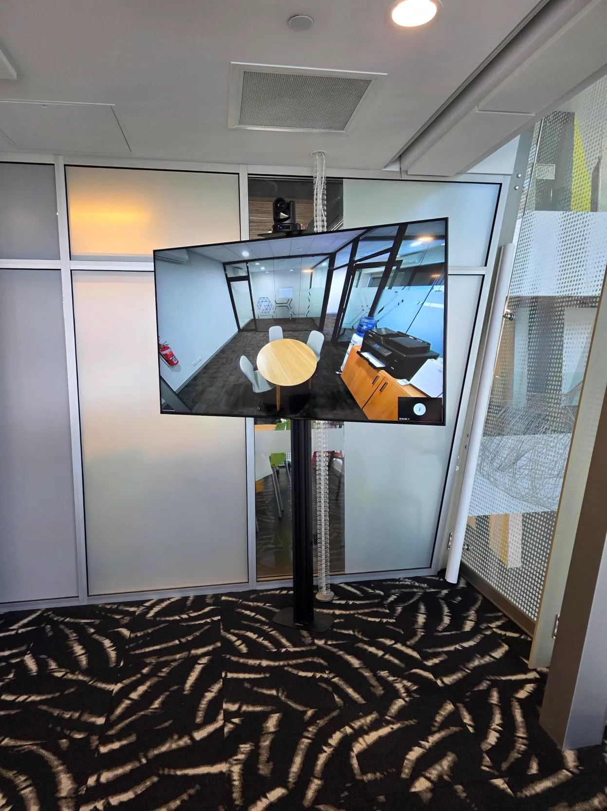 ECU Collaborative Spaces AV Upgrade — install photo 2