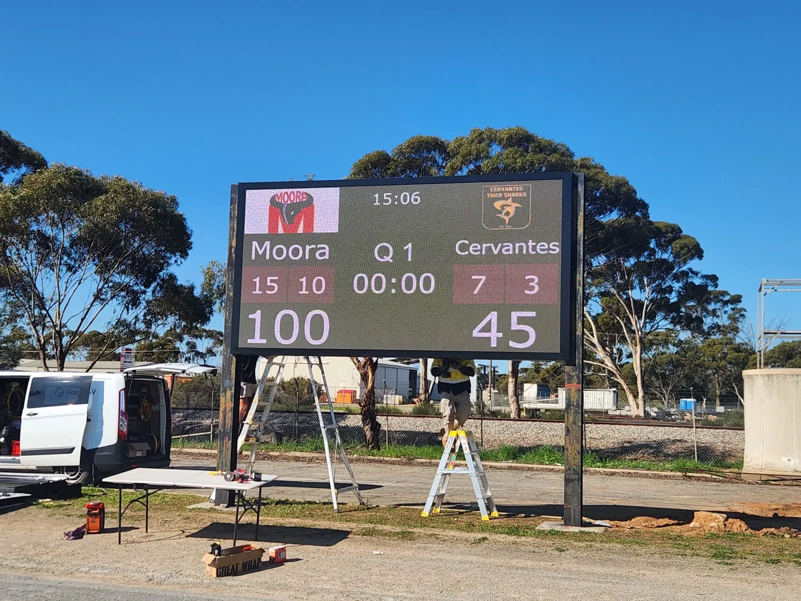 The challenge — Shire of Moora – LED Scoreboard Upgrade